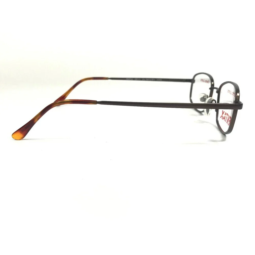 Pentax Safety Eyeglasses Frames Steel 400 Brown Gry Matte/Brn Z87-2+ 48-20-140